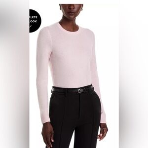 C by Bloomingdale's Cashmere Light Pink Sweater